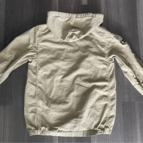 TOPSHOP Army Style Hooded Utility Jacket - Picture 4 of 13